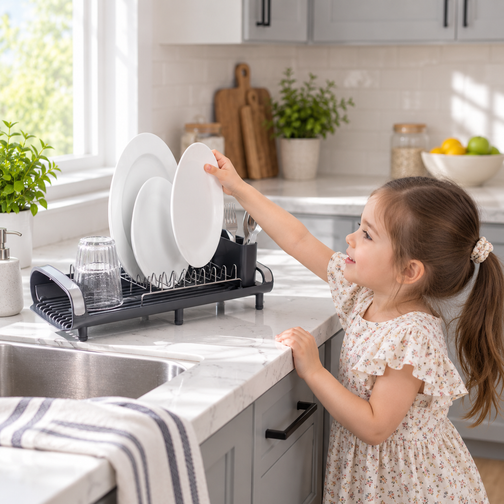 Expandable Compact Dish Rack
